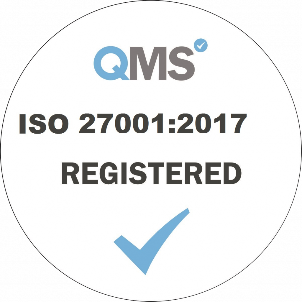 ISO 27001-2017 Registered - White